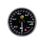 Nuevo indicador de presión de aceite Auto Gauge de 60 mm, color ámbar.
