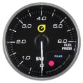 Nuevo indicador de presión de combustible Auto Gauge de 52 mm, color ámbar.