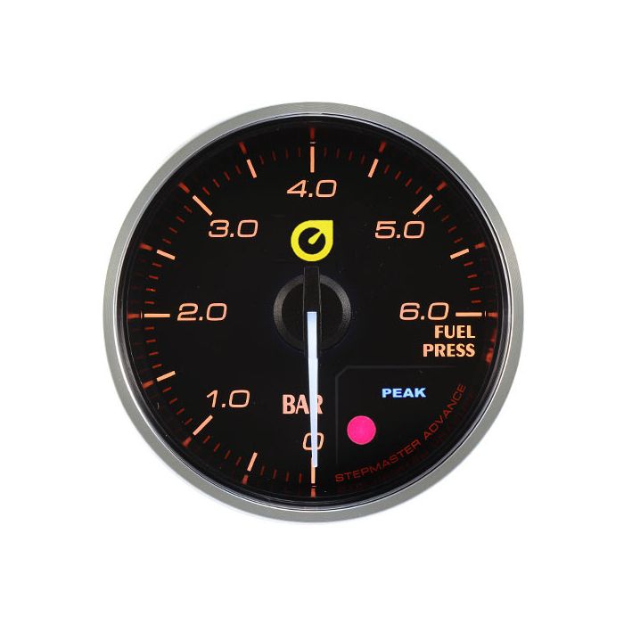 Nuevo indicador de presión de combustible Auto Gauge de 60 mm, color ámbar.