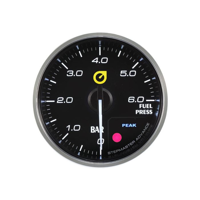Nuevo indicador de presión de combustible Auto Gauge de 60 mm, color ámbar.