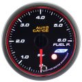Nuevo indicador de presión de combustible para automóvil con motor paso a paso, serie Peak, 60 mm, color ámbar.