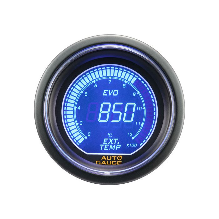 Nuevo indicador EGT de la serie EVO de Auto Gauge
