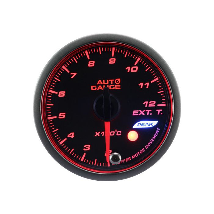 Nuevo indicador EGT para Auto Gauge con motor paso a paso, serie Peak de 52 mm