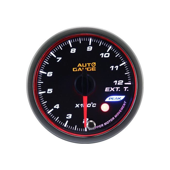 Nuevo indicador EGT para Auto Gauge con motor paso a paso, serie Peak de 52 mm