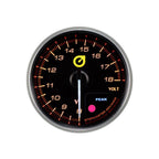 Nuevo indicador de voltaje para automóvil de 52 mm, color ámbar.