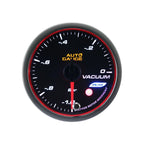 Nuevo indicador de vacío para auto, motor paso a paso, serie Peak, 60 mm, color ámbar.