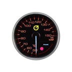 Nuevo indicador de temperatura de aceite Auto Gauge de 52 mm, color ámbar.