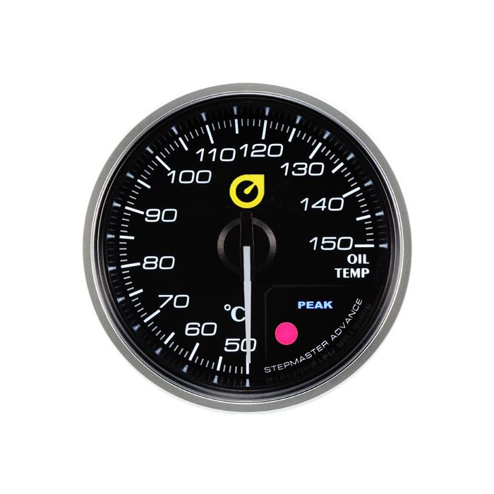 Nuevo indicador de temperatura de aceite Auto Gauge de 60 mm, color ámbar.