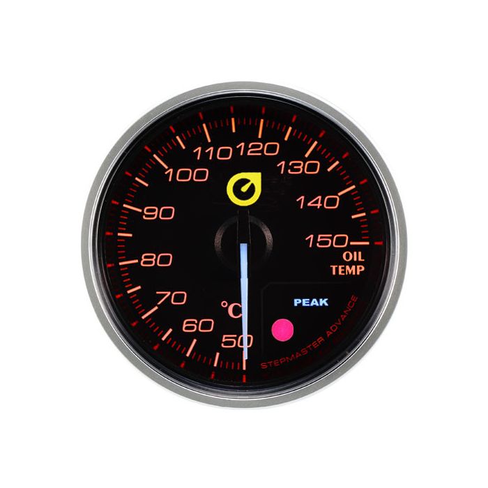 Nuevo indicador de temperatura de aceite Auto Gauge de 60 mm, color ámbar.