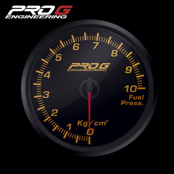 Manómetro Pro G Race Series 2 RC, presión de combustible Kg/cm2 ROJO 52 mm