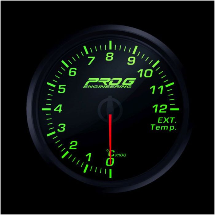 Indicador Pro G Race Series 2 RC, EGT °C VERDE 60 mm