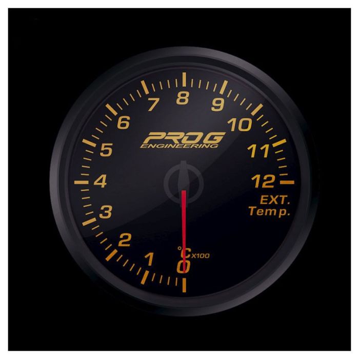 Indicador Pro G Race Series 2 RC, EGT °C ROJO 52 mm