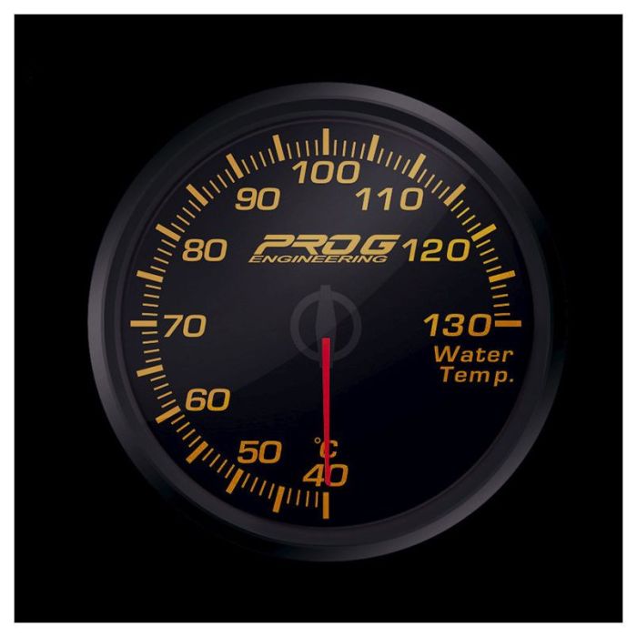Indicador de temperatura del agua Pro G Race Series 2 RC, °C, rojo, 52 mm