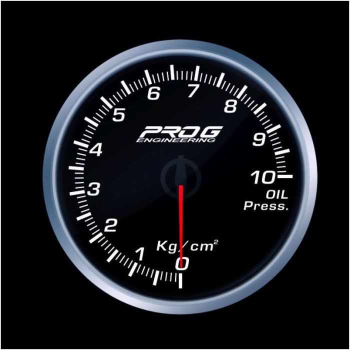 Wskaźnik Pro G Race Series 2 RS, presión de aceite Kg/cm2 BLANCO 60mm