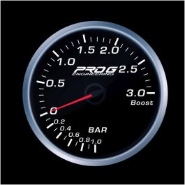 Wskaźnik Pro G Race Series 2 RS,  Boost 3 Bar WHITE 60mm