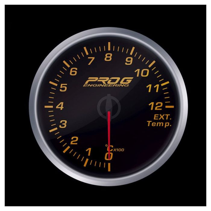 Wskaźnik Pro G Race Serie 2 RS, EGT C ROJO 52mm