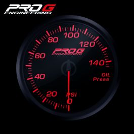 Pro G Race Series RC gauge, oil pressure PSI RED 60mm