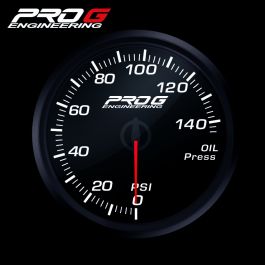 Pro G Race Series RC gauge, oil pressure PSI WHITE 52mm