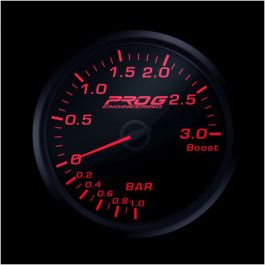 Pro G Race Series RC gauge, boost 3 Bar RED 52mm
