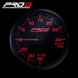 Pro G Race Series RC gauge, boost 30 PSI RED 60mm