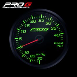 Pro G Race Series RC gauge, boost 40 PSI GREEN 52mm