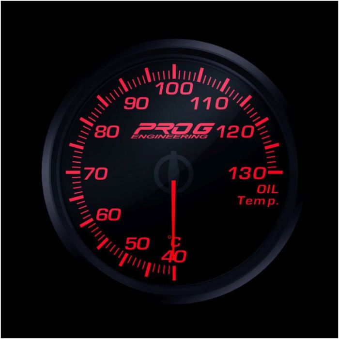 Indicador Pro G Race Series RC, temperatura del aceite °C, rojo, 52 mm