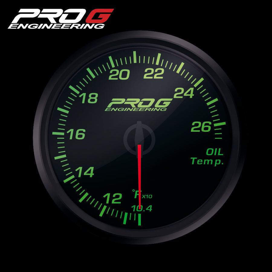 Manómetro Pro G Race Series RC, temperatura de aceite °F 52 mm