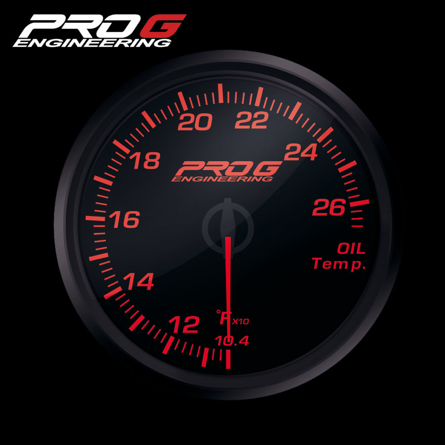 Manómetro Pro G Race Series RC, temperatura de aceite °F 52 mm
