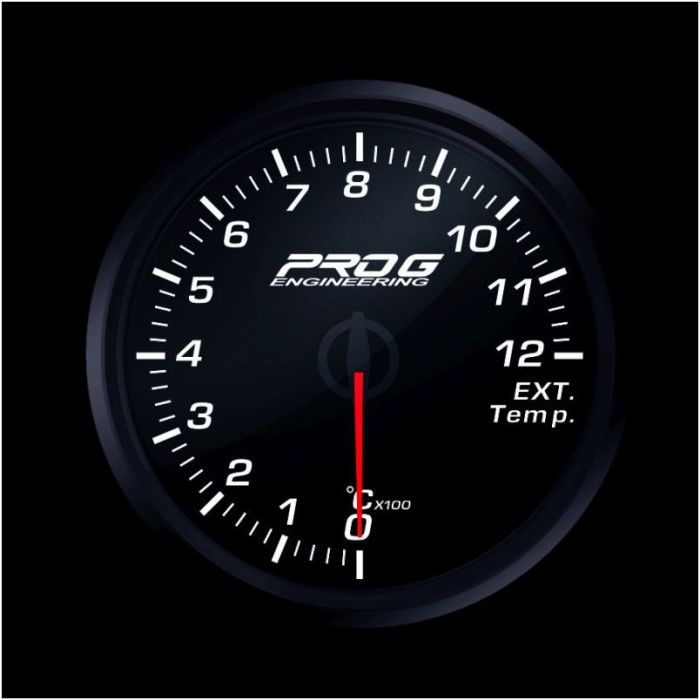 Indicador Pro G Race Series RC, temperatura de gases de escape EGT °C BLANCO 52 mm