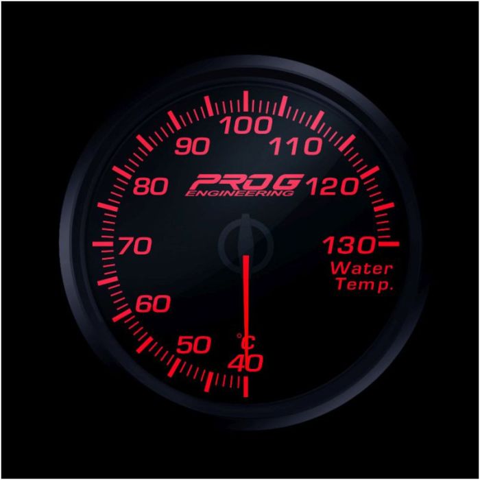 Indicador Pro G Race Series RC, temperatura del agua °C, rojo, 52 mm