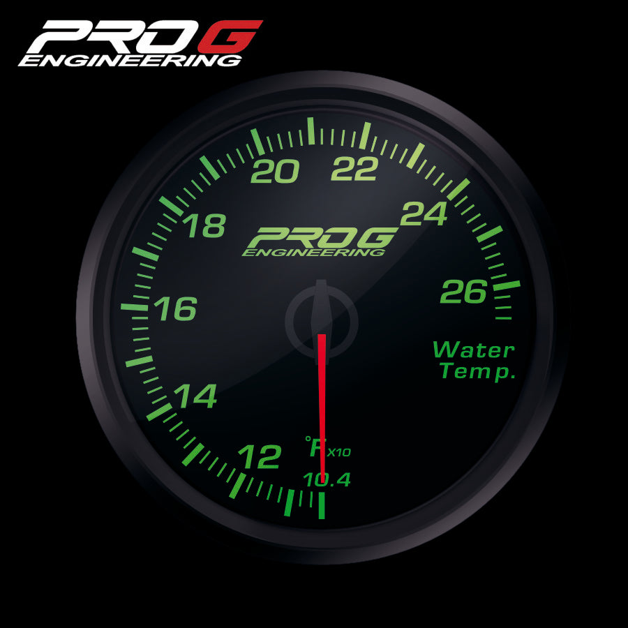 Manómetro Pro G Race Series RC, temperatura de agua °F 52 mm