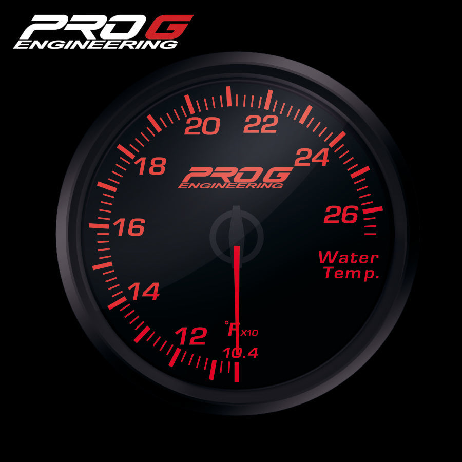 Manómetro Pro G Race Series RC, temperatura de agua °F 52 mm