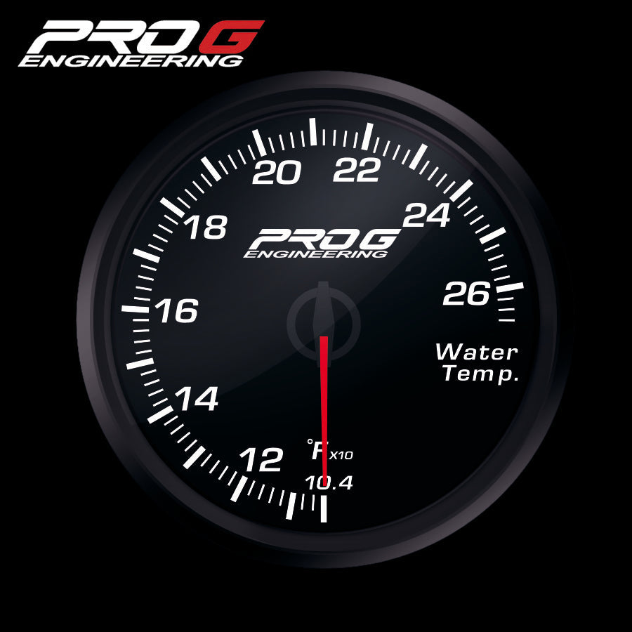 Manómetro Pro G Race Series RC, temperatura de agua °F 52 mm