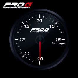 Pro G Race Series RC gauge, Voltage WHITE 52mm