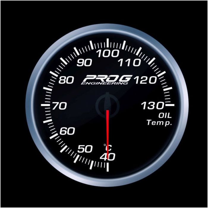 Indicador Pro G Race Series RS, temperatura del aceite °C, blanco, 60 mm