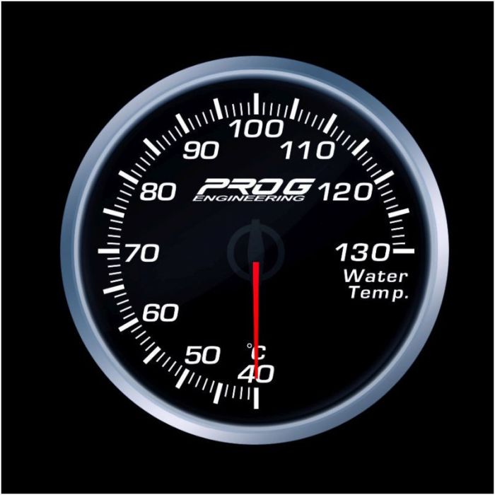 Indicador Pro G Race Series RS, temperatura del agua °C, blanco, 60 mm