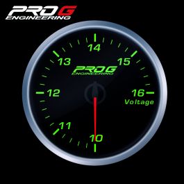 Pro G Race Series RS gauge, Voltage GREEN 52mm
