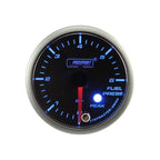 Motor paso a paso para indicador de presión de combustible Prosport, serie Peak, 52 mm, azul