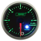 Indicador de presión de combustible Prosport Stepper Motor Peak serie 52 mm
