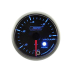 Indicador de vacío Prosport, motor paso a paso, serie Peak, azul.