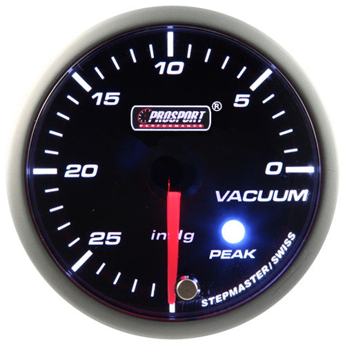 Indicador de vacío Prosport Stepper Motor Peak serie ámbar