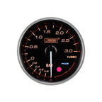 Indicador de presión de turbo Prosport Premium de 60 mm, color ámbar.