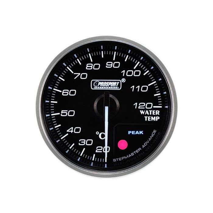 Prosport Premium 52mm Water Temp Gauge Amber.
