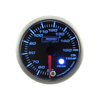 Indicador de temperatura de aceite Prosport para motor paso a paso, serie Peak, 52 mm, azul