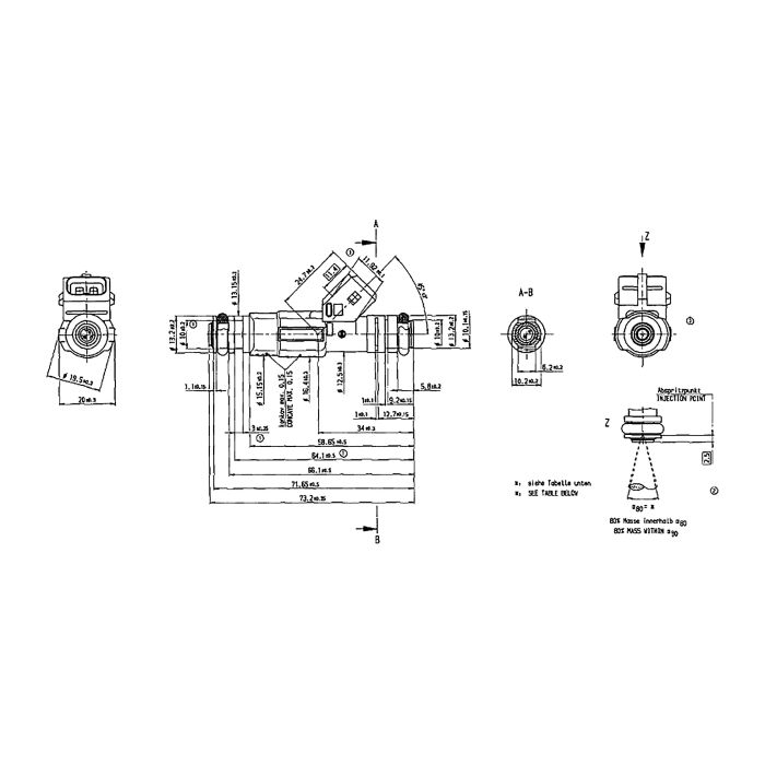 Bosch 316cc injector