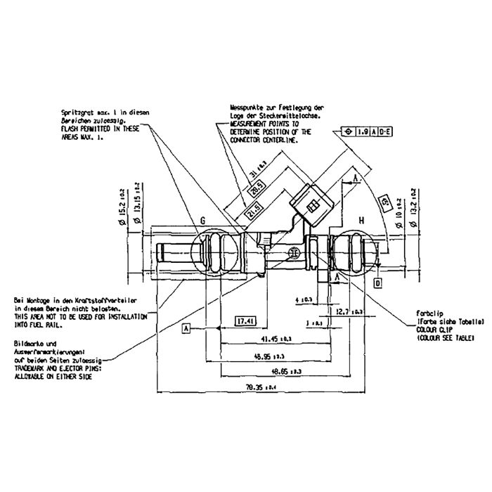 Bosch 630cc injector