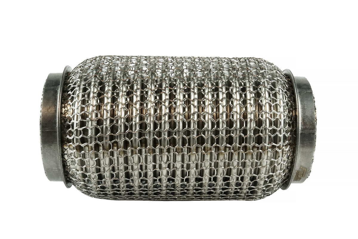 Conector flexible de escape reforzado 45 mm longitud 150 mm