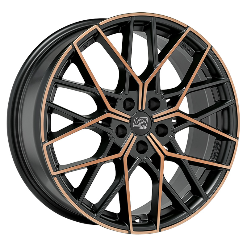 Llanta MSW 74 19x8" 5x112 ET45 Matt Black Copper