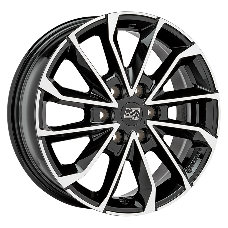 Llanta MSW 42 Van 19x7.5" 6x120 ET53 Gloss Black Full Polished