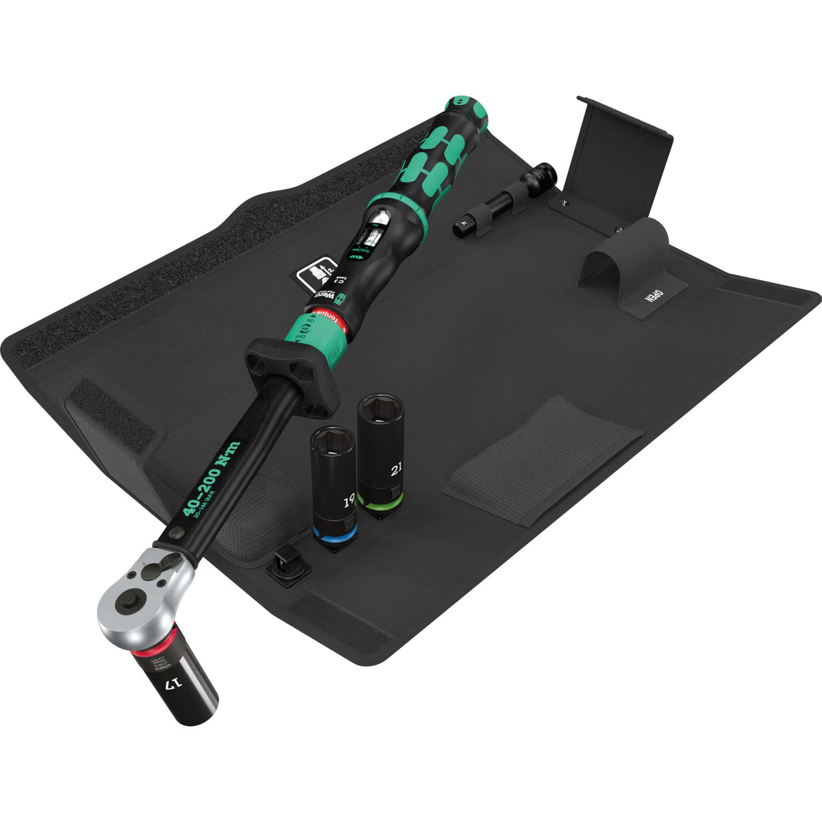 Wera Click-Torque Lock C 3 Set 1 - Vehicle rueda Change herramienta Kit